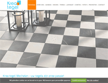 Tablet Screenshot of kreategel.be